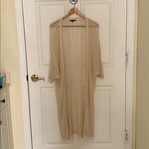 Brandy Melville crocheted long sweater